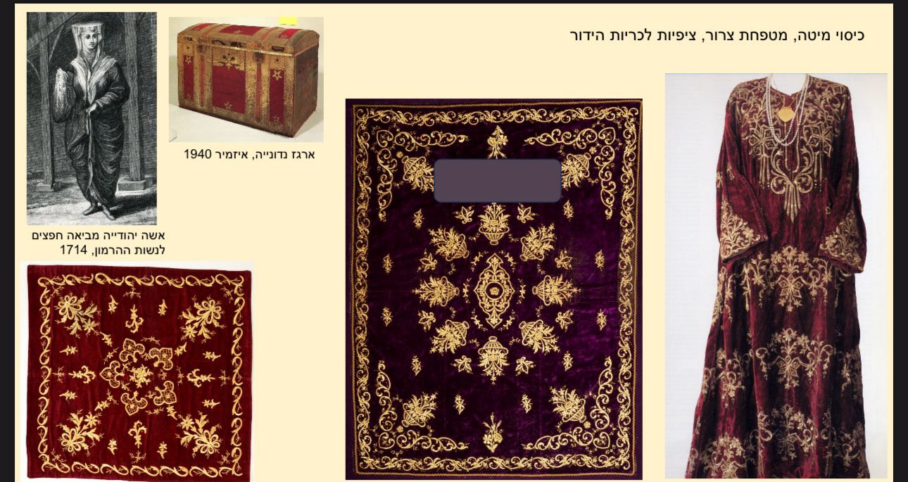 Prof. Bracha Yaniv -Embroidery, Dowry traditions of Turkish Jewry - 22.1.24